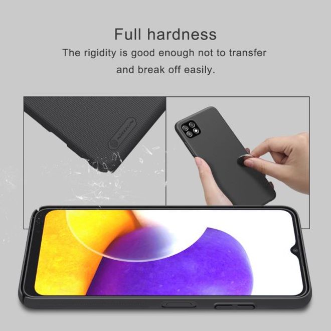 Nillkin - Samsung Galaxy A22 5G Hülle - Plastik Case - Super Frosted Shield Series - blau