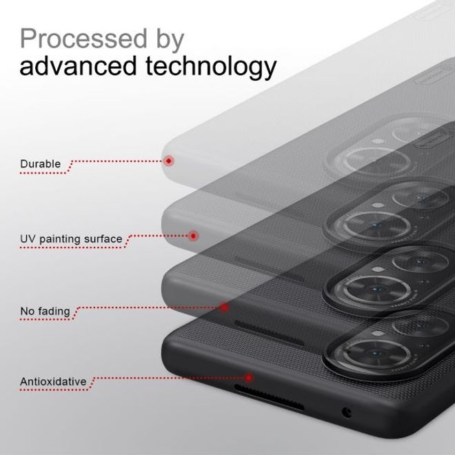 Nillkin - Huawei Honor 50 SE Hülle - Plastik Case - Super Frosted Shield Series - schwarz