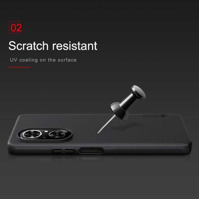 Nillkin - Huawei Honor 50 SE Hülle - Plastik Case - Super Frosted Shield Series - blau