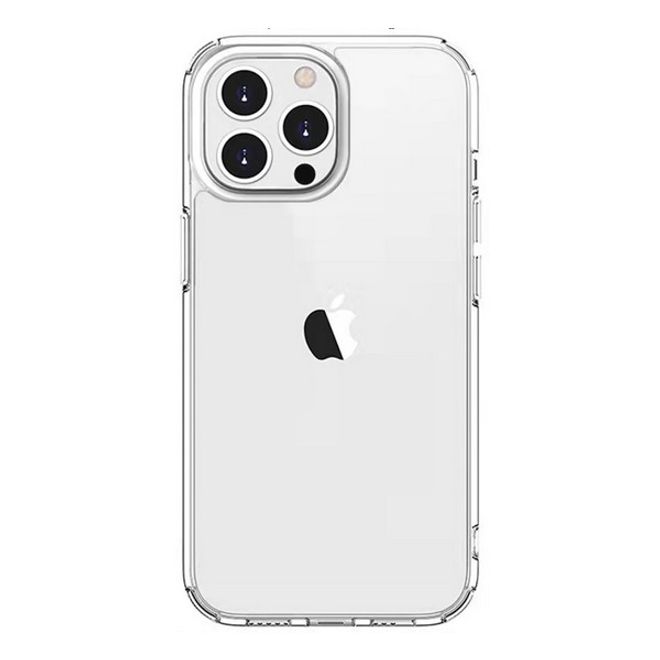 Coque pour iPhone 13 Pro Max (PC/TPU) - Dos en polycarbonate + bords en TPU - Transparente