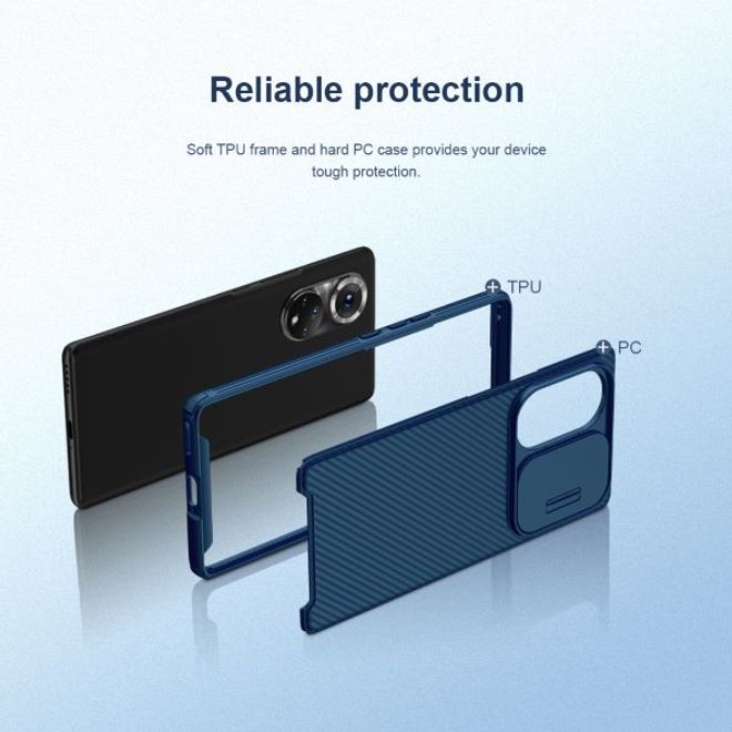 Nillkin - Huawei Honor 50 Pro Hülle - Plastik Hardcase - CamShield Pro Series - schwarz
