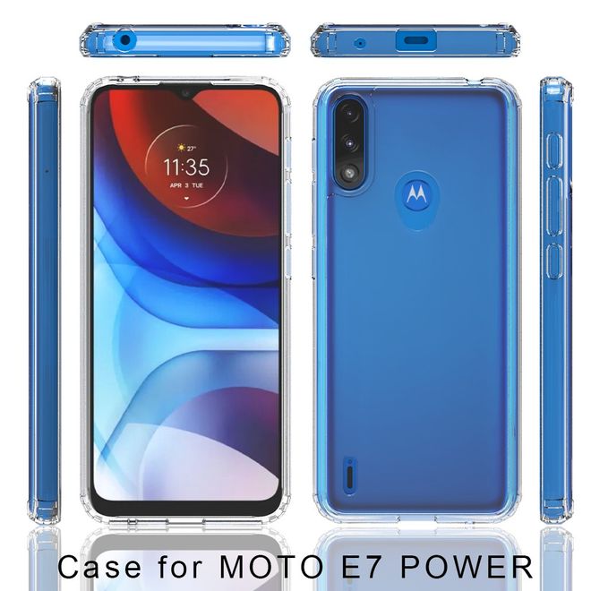 Motorola Moto E7 Power Handyhülle - Softcase TPU Series - transparent