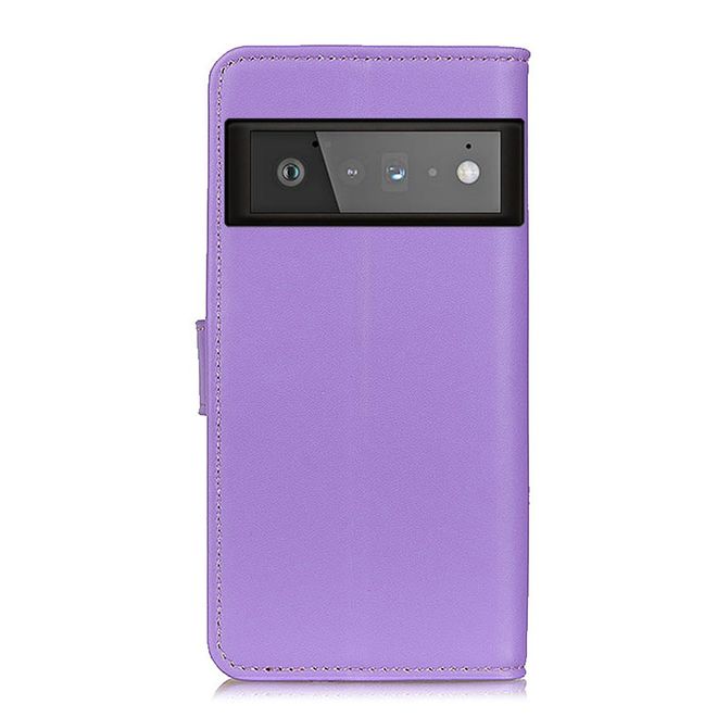 Google Pixel 6 Pro Handy Hülle - Classic II Leder Bookcover Series - purpur