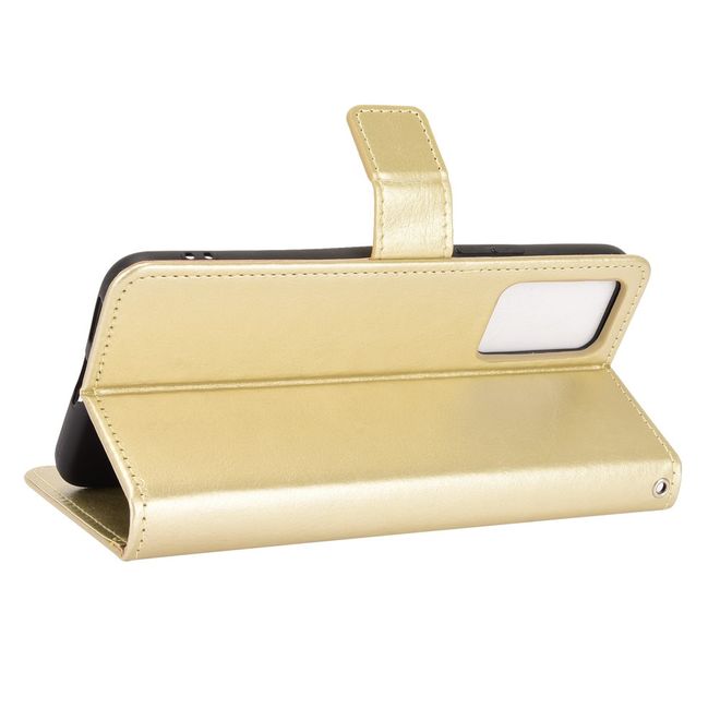 Vivo V21 5G Handyhülle - Crazy Horse III Leder Series Case - gold