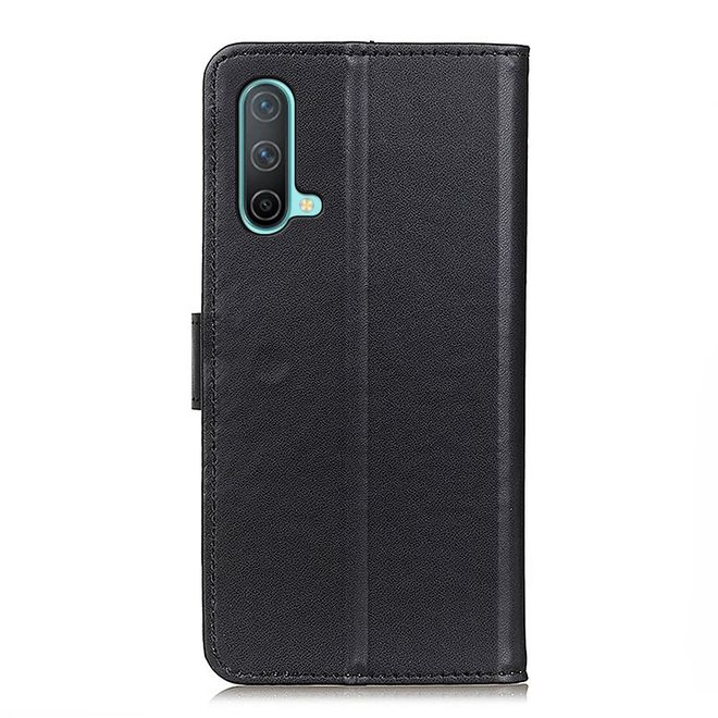 OnePlus Nord CE 5G Handy Hülle - Classic II Leder Bookcover Series - schwarz
