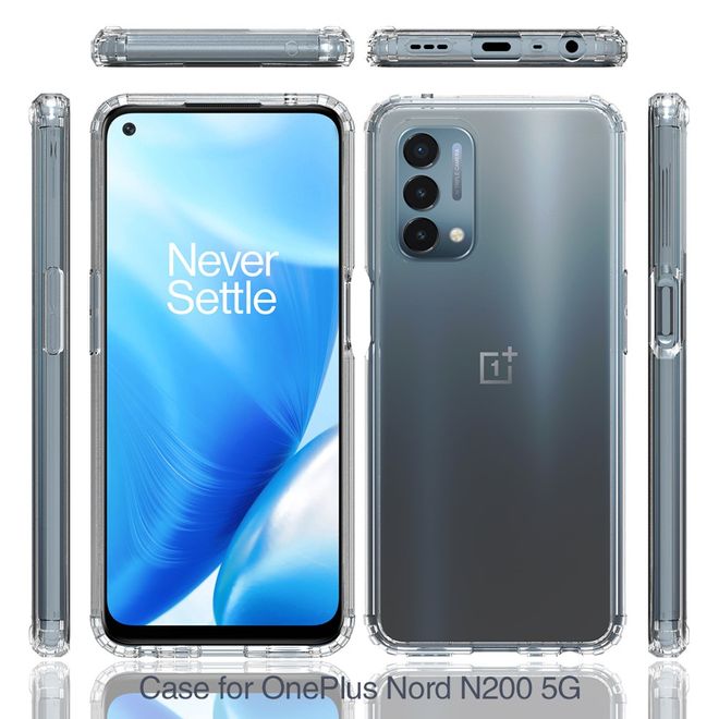 OnePlus Nord N200 5G Handyhülle - Softcase TPU Series - transparent