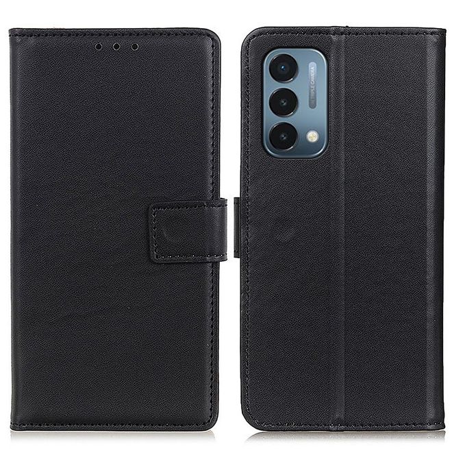 OnePlus Nord N200 5G Handy Hülle - Classic II Leder Bookcover Series - schwarz