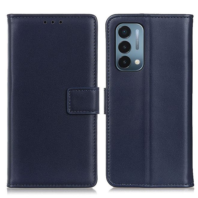 OnePlus Nord N200 5G Handy Hülle - Classic II Leder Bookcover Series - blau