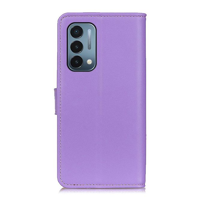 OnePlus Nord N200 5G Handy Hülle - Classic II Leder Bookcover Series - purpur