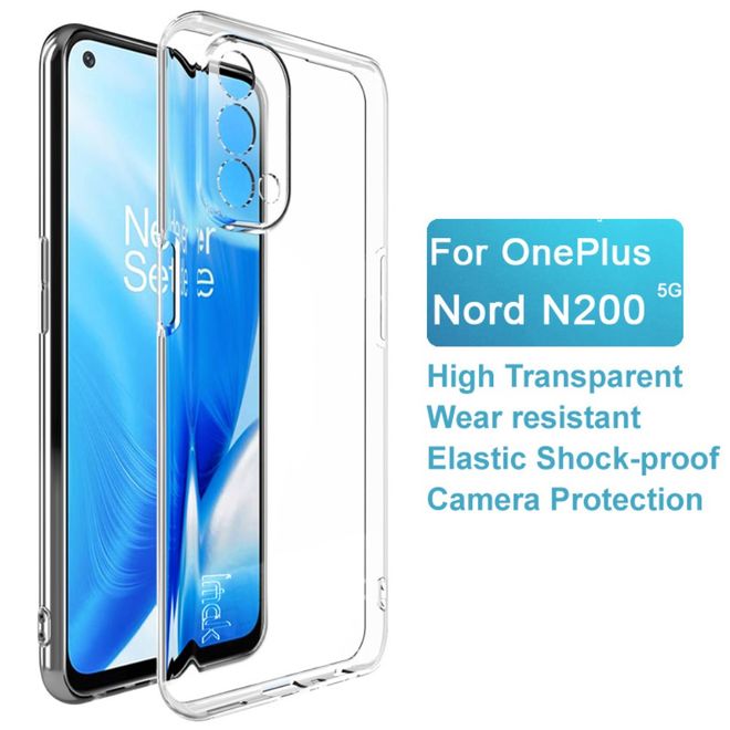 Imak - OnePlus Nord N200 5G Hülle - Softcase aus TPU - UX-5 Series - transparent