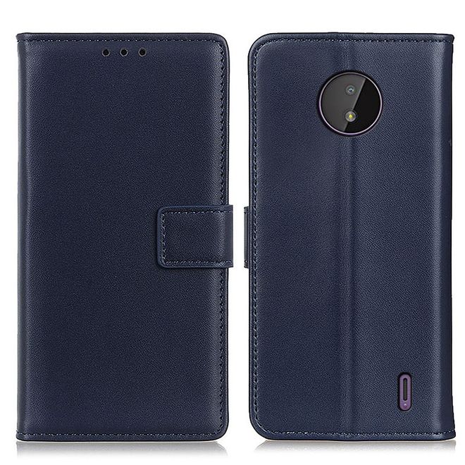 Nokia C10 / C20 Handy Hülle - Classic II Leder Bookcover Series - blau