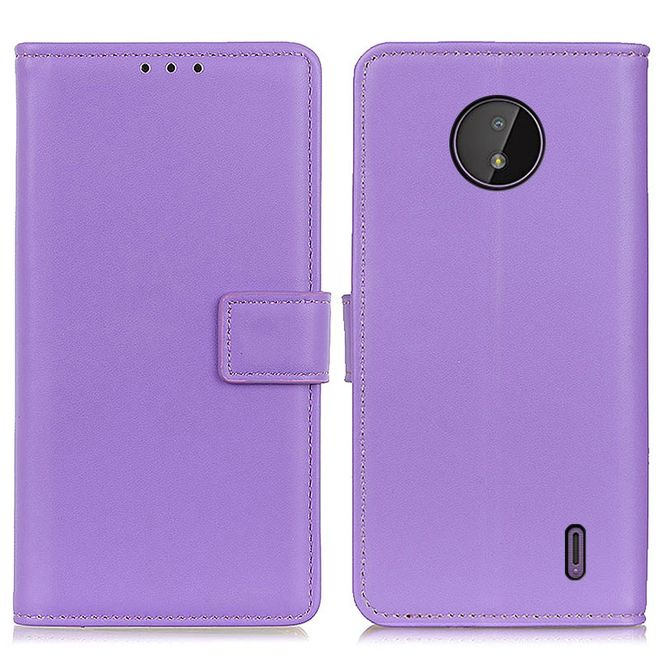 Nokia C10 / C20 Handy Hülle - Classic II Leder Bookcover Series - purpur