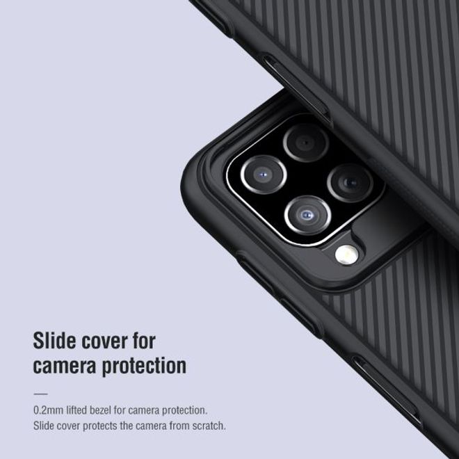 Nillkin - Samsung Galaxy A22 4G Hülle - Plastik Hardcase - CamShield Series - schwarz