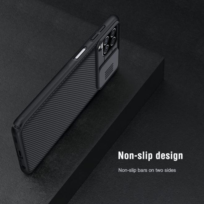 Nillkin - Samsung Galaxy A22 4G Hülle - Plastik Hardcase - CamShield Series - schwarz