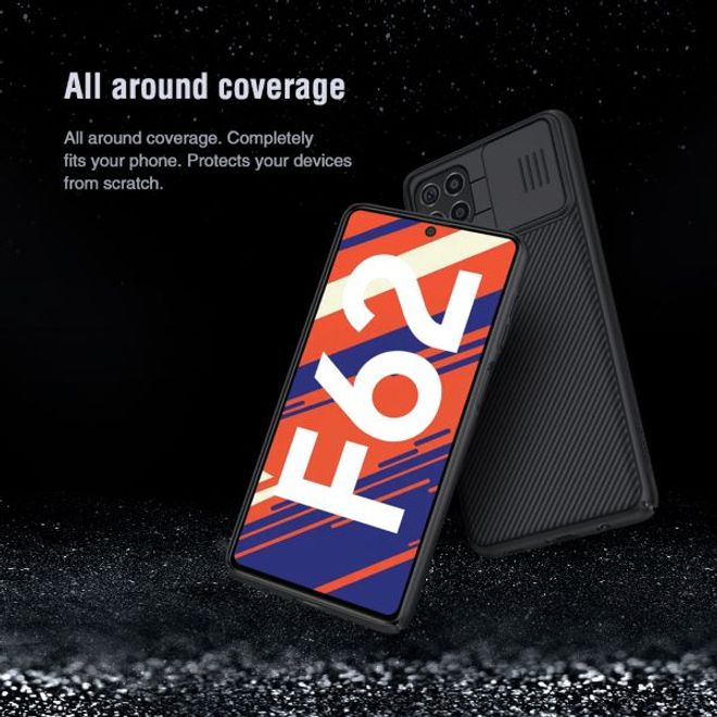 Nillkin - Samsung Galaxy A22 4G Hülle - Plastik Hardcase - CamShield Series - schwarz