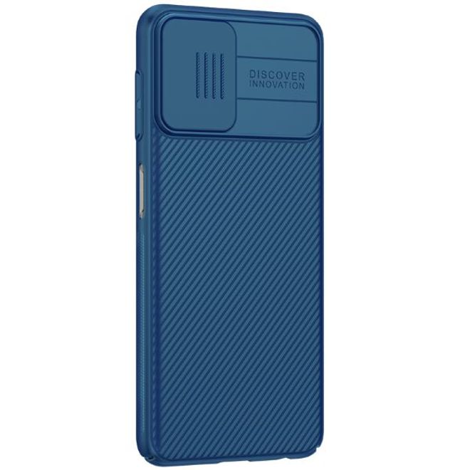 Nillkin - Samsung Galaxy A22 4G Hülle - Plastik Hardcase - CamShield Series - blau