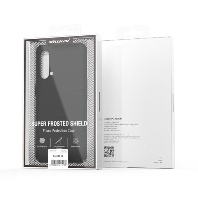 Nillkin - OnePlus Nord CE 5G Hülle - Plastik Case - Super Frosted Shield Series - rot