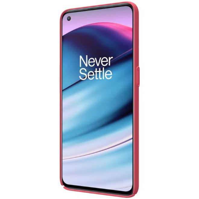 Nillkin - OnePlus Nord CE 5G Hülle - Plastik Case - Super Frosted Shield Series - rot