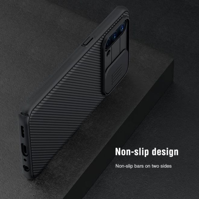 Nillkin - OnePlus Nord CE 5G Hülle - Plastik Hardcase - CamShield Series - blau