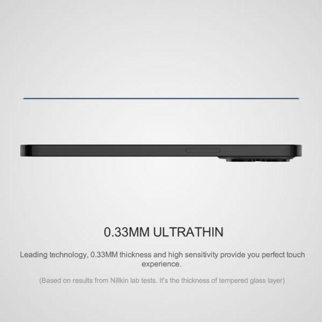 Nillkin - iPhone 13 mini Schutzfolie - aus gehärtetem Glas - CP+ Pro Series - schwarz