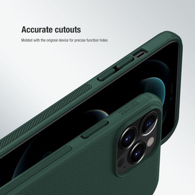 Nillkin - iPhone 13 Pro Max Hülle - Plastik Case - Super Frosted Shield Series - rot