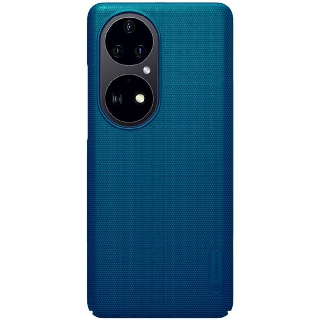 Nillkin - Huawei P50 Pro Hülle - Plastik Case - Super Frosted Shield Series - blau