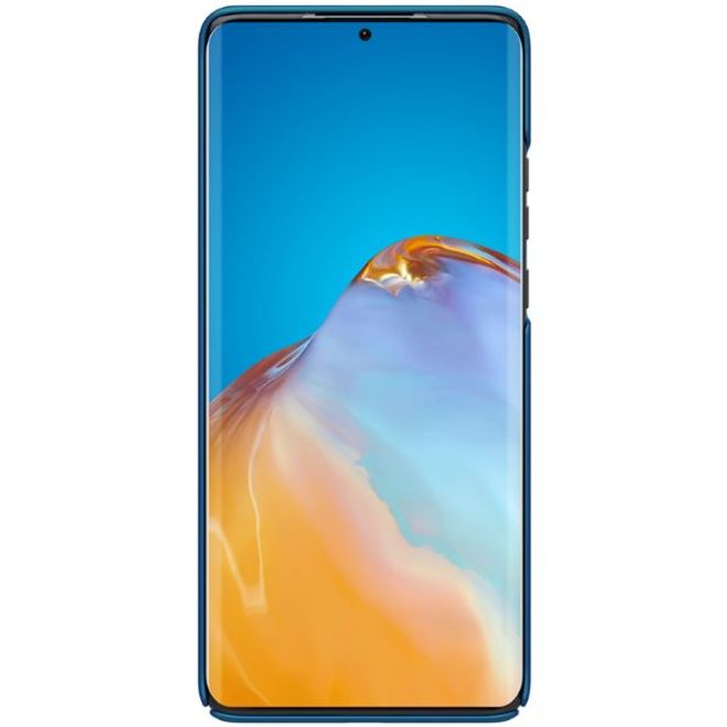 Nillkin - Huawei P50 Pro Hülle - Plastik Case - Super Frosted Shield Series - blau