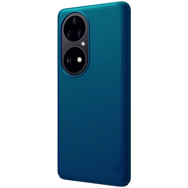 Nillkin - Huawei P50 Pro Hülle - Plastik Case - Super Frosted Shield Series - blau
