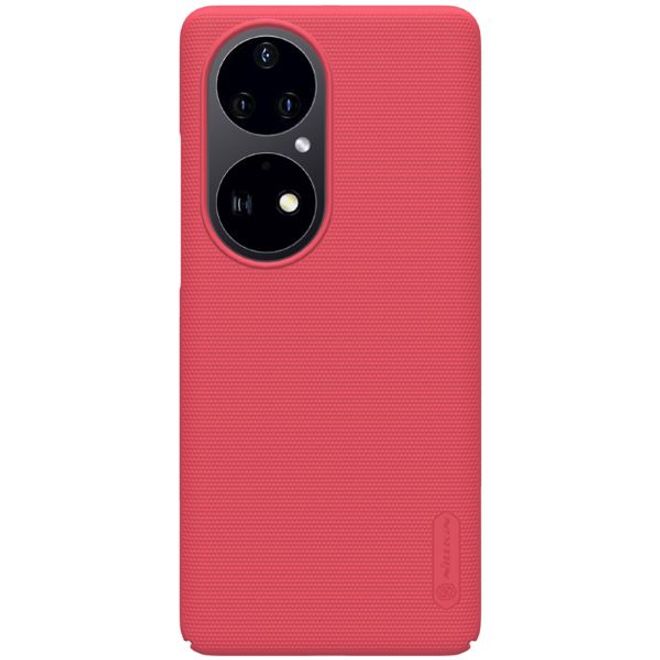 Nillkin - Huawei P50 Pro Hülle - Plastik Case - Super Frosted Shield Series - rot