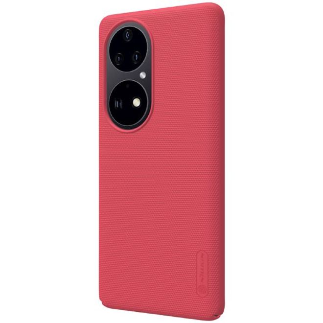 Nillkin - Huawei P50 Pro Hülle - Plastik Case - Super Frosted Shield Series - rot