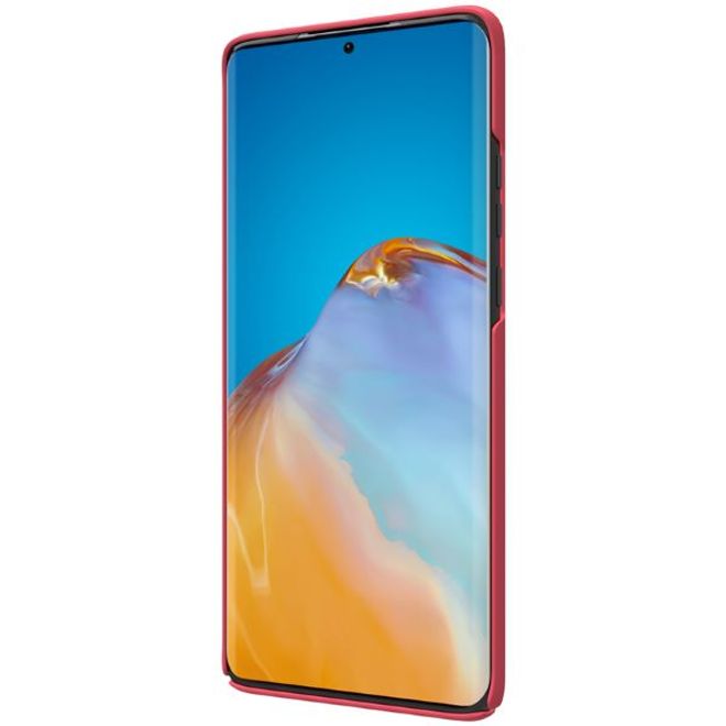 Nillkin - Huawei P50 Pro Hülle - Plastik Case - Super Frosted Shield Series - rot