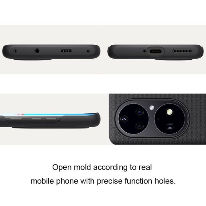 Nillkin - Huawei P50 Pro Hülle - Plastik Case - Super Frosted Shield Series - weiss