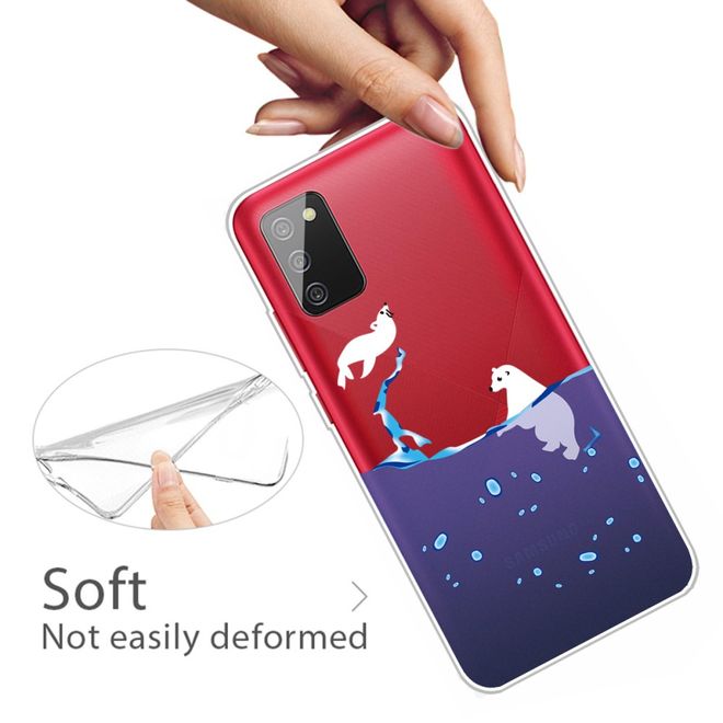 Samsung Galaxy A02s Handyhülle - Softcase Image Plastik Series - Polarbär