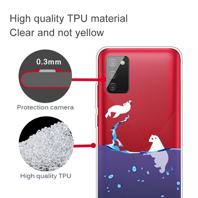 Samsung Galaxy A02s Handyhülle - Softcase Image Plastik Series - Polarbär