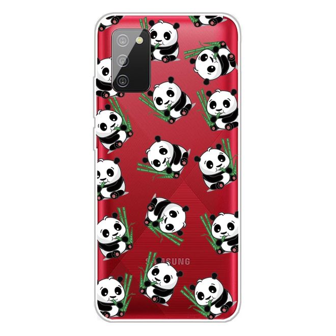 Samsung Galaxy A02s Handyhülle - Softcase Image Plastik Series - süsser Panda