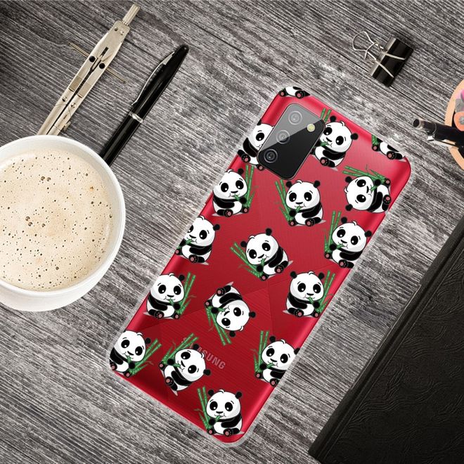 Samsung Galaxy A02s Handyhülle - Softcase Image Plastik Series - süsser Panda