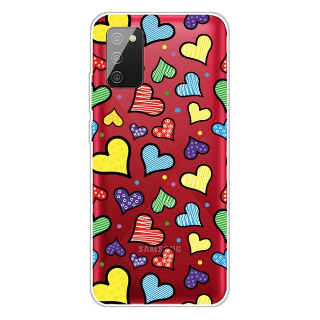 Samsung Galaxy A02s Handyhülle - Softcase Image Plastik Series - kleine Herze