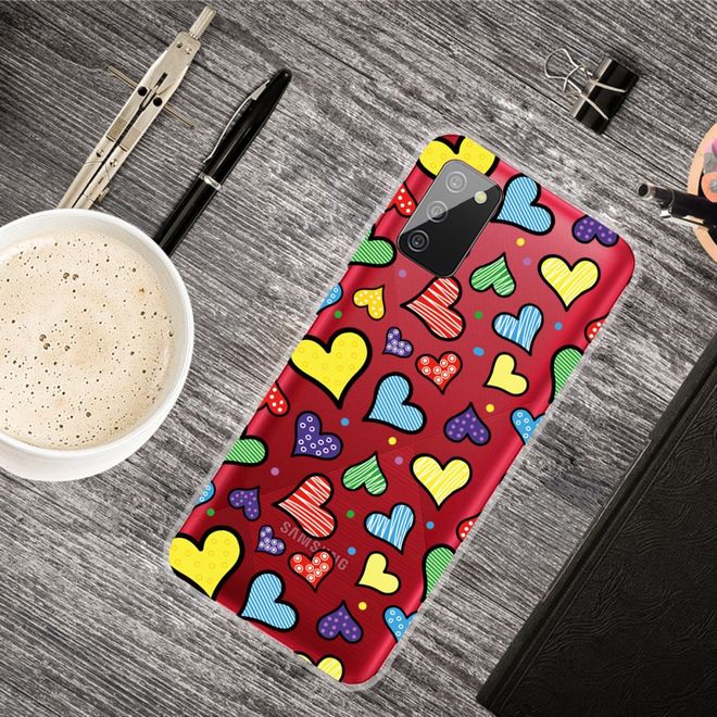 Samsung Galaxy A02s Handyhülle - Softcase Image Plastik Series - kleine Herze