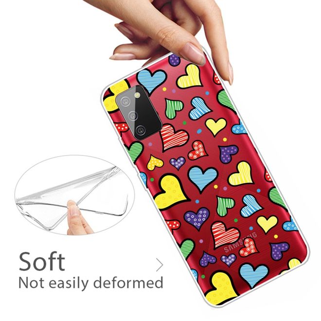 Samsung Galaxy A02s Handyhülle - Softcase Image Plastik Series - kleine Herze