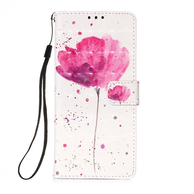 Samsung Galaxy A02s Handy Hülle - Leder Bookcover Image Series - schöne Blume