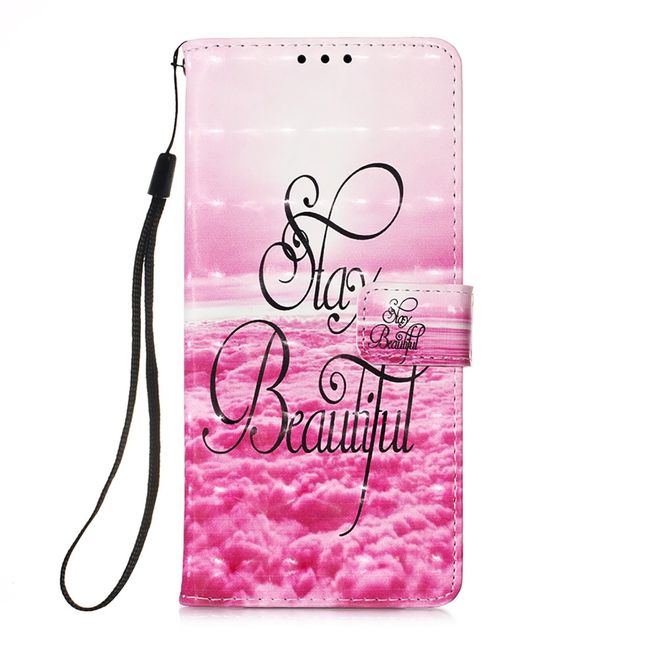 Samsung Galaxy A02s Handy Hülle - Leder Bookcover Image Series - Stay Beautiful