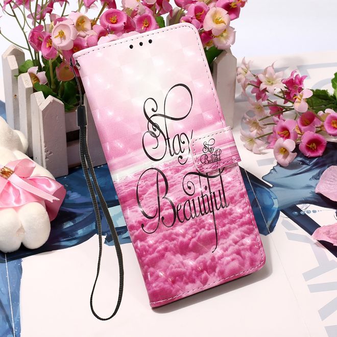 Samsung Galaxy A02s Handy Hülle - Leder Bookcover Image Series - Stay Beautiful