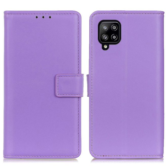Samsung Galaxy A22 4G Handy Hülle - Classic II Leder Bookcover Series - purpur