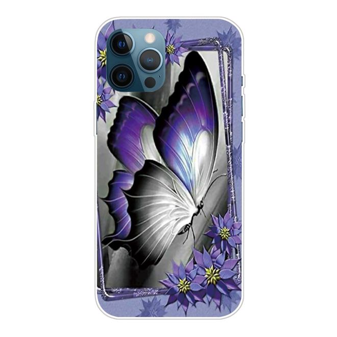 iPhone 13 Pro Max Handyhülle - Softcase Image Plastik Series - grosser Schmetterling