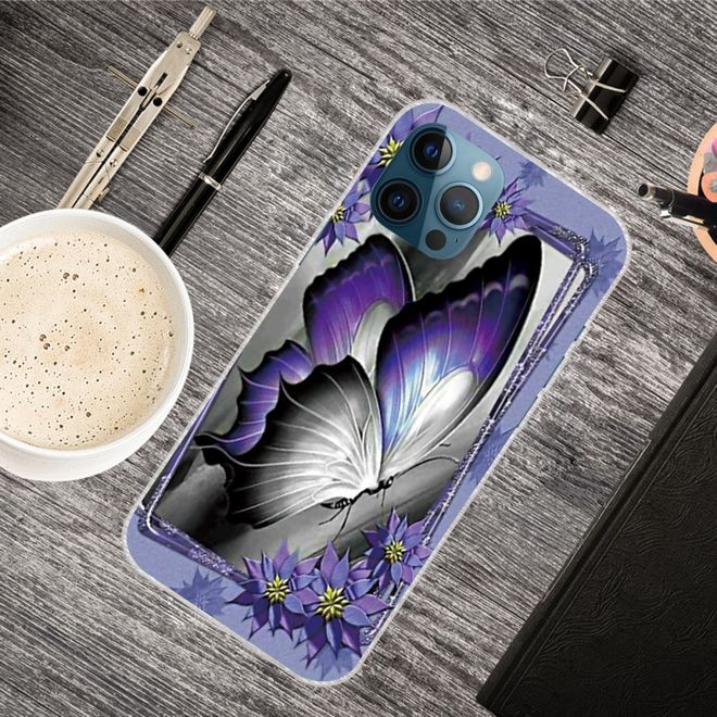 iPhone 13 Pro Max Handyhülle - Softcase Image Plastik Series - grosser Schmetterling