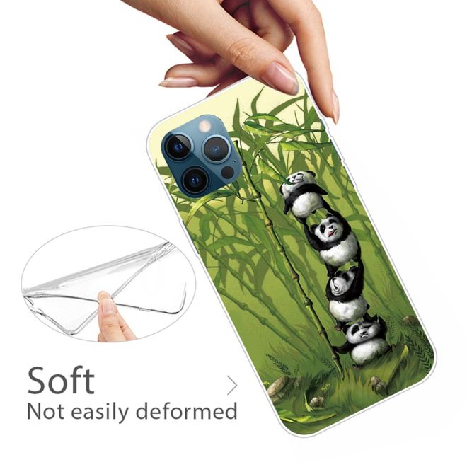 iPhone 13 Pro Max Handyhülle - Softcase Image Plastik Series - Pandas
