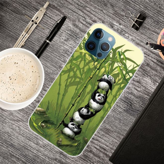iPhone 13 Pro Max Handyhülle - Softcase Image Plastik Series - Pandas