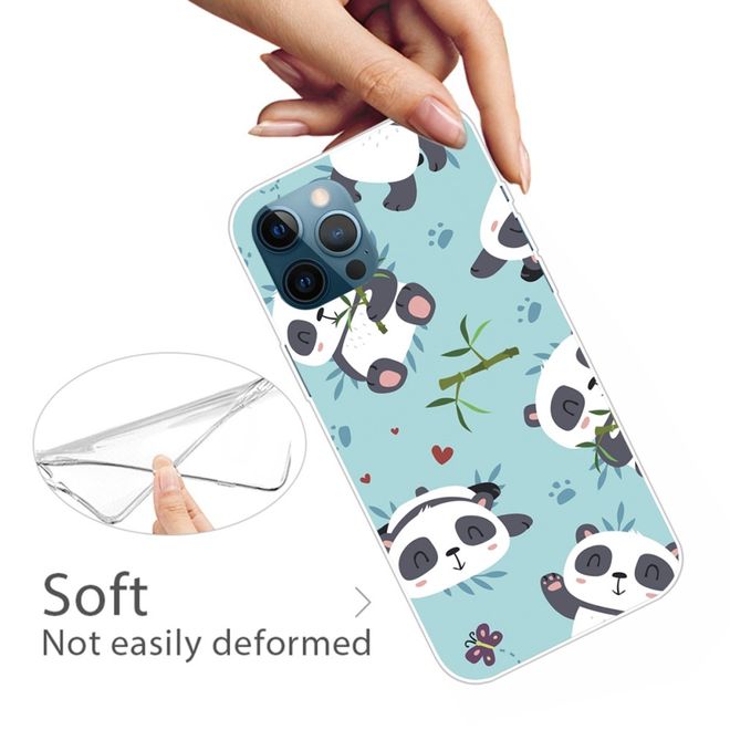 iPhone 13 Pro Max Phone Case - Softcase Image Plastic Series - Little Pandas