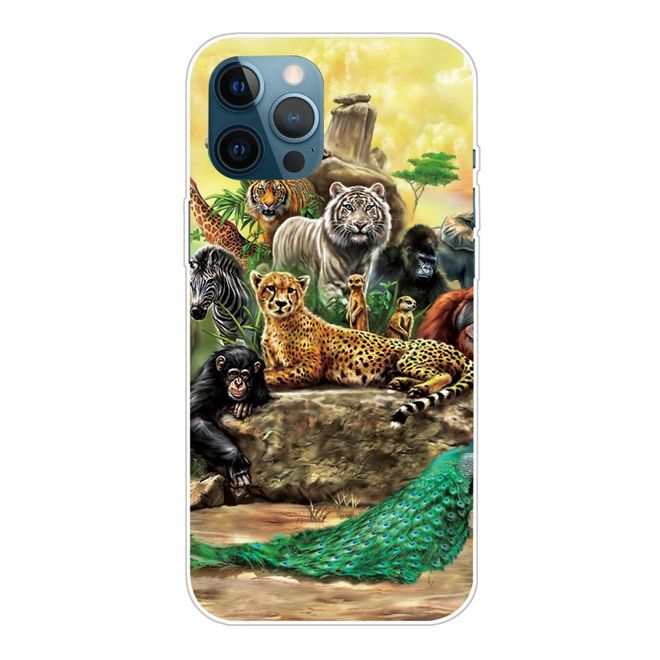 iPhone 13 Pro Max Phone Case - Softcase Image Plastic Series - Wildlife