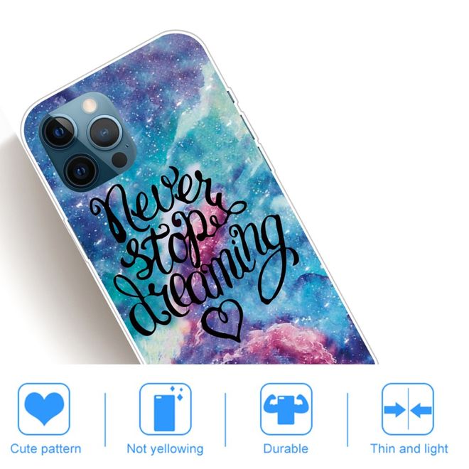 iPhone 13 Pro Phone Case - Softcase Image Plastic Series - Never Stop Dreaming